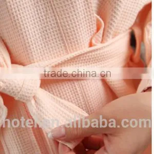 Hotel Supplies Wholesale 100% Cotton High-quality Waffle Bathrobe Luxury Hotel Bathrobe thumbnail-2
