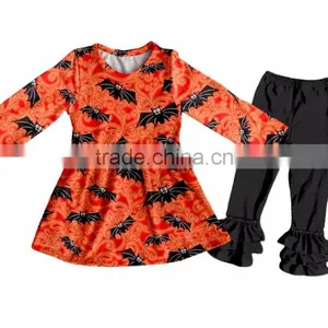 Children's Cotton Clothes Halloween Outfit Wholesale Remake Polka Dot Clothes Suit Sets Fall Children Clothing thumbnail-1