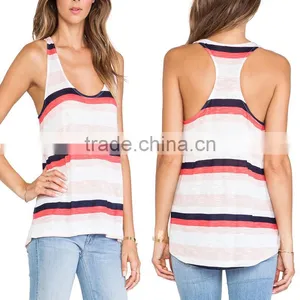 Wholesale Custom Sexy Stringer Tank Top Women Summer Clothing thumbnail-1