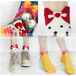 Pretty Butterfly Design Cotton Women Socks thumbnail-1