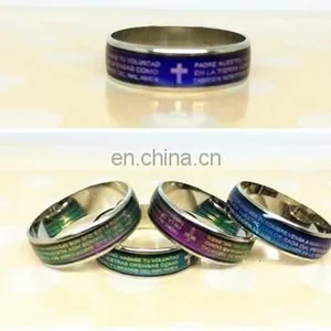 Changing Color Rings Love Temperature Ring Mood Rings by Emotion Feeling Assorted Style Rings Jewelry thumbnail-3
