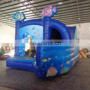 2017 Commercial Popular Nice and Durable Nylon Bouncer,family Bouncer,sea World Inflatable Combo thumbnail-2