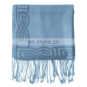 Pashmina Shawls 45% Silk 55% Pashmina Kashmir Viscose thumbnail-1