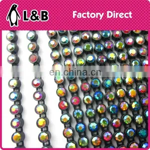 Garment Accessory SS6/SS8 Plastic Multi Colors Rhinestone Banding thumbnail-4