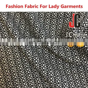 Polyester Printed Fabric Screen Print Simple Design Women's Shirt thumbnail-5