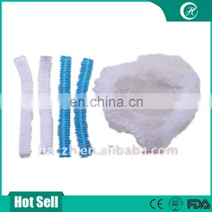 Disposable PP Nonwoven Mob Cap/ Clip Cap/ Hairnet thumbnail-1