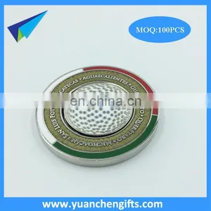 Bulk Golf Club Custom Big Magnetic Hard Enamel Ball Markers thumbnail-6