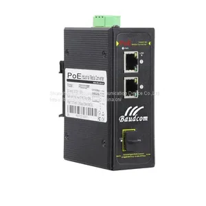 Managed 3 Port Gigabit Ethernet Industrial PoE Switch With 2GE POE +1GE SFP thumbnail-1