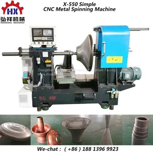 X-550 Simple Small CNC Metal Stainless Steel Utensil Spinning Machines thumbnail-1