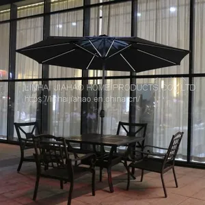 300-8 Market Umbrella With LED Straight Light thumbnail-2