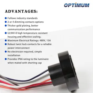 China Lorawan Luminaire Controller NEMA Socket Dimming Receptacle for Street Lighting thumbnail-2