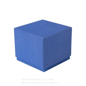 Lid off Design Cardboard Watch Display Box Two Pieces Texture Paper Watch Gift Box With PU Leather Watch Pillow for Holding the Watch thumbnail-5