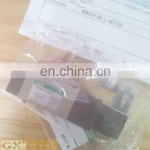 Stainless Steel Air Pneumatic Control Solenoid Valves CKD Pneumatic Solenoid Valve 4KB219-00-L-AC110V thumbnail-2