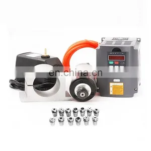 2.2kw Spindle Kit 220v 80mm Water Cooling Spindle Motor+2.2kw Inverter+80mm Spindle Clamp+75w Pump+13pcs ER20 thumbnail-1