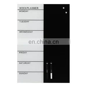 Hot Sale Glass Magnetic Whiteboard Planner Calendar for Office thumbnail-2