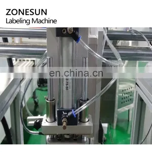 ZONESUN ZS-TB853 Sticker Table Automatic Flat Labeling Machine For Book Plate Carton Box thumbnail-4