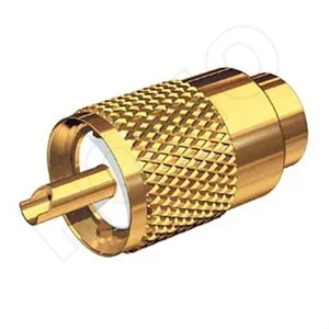 Gold Plated RF Coaxial TNC Male Jack Connector for Rg59 174 58 Cable thumbnail-1