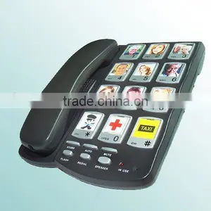 Big Button Telephone With Pictures for Old People thumbnail-1