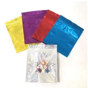 Custom Printing Eighth Ounce Black/Clear Barrier Bags Packaging Bag thumbnail-1