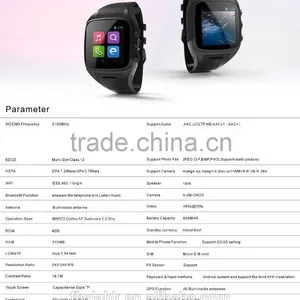 New Compatible With IOS and Android Smart Phone X01 Smart Bluetooth Watch thumbnail-1