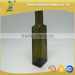 260ml Square Amber Glass Wine Bottle With High Quality thumbnail-3