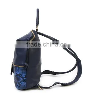 Genuine Cow Leather Black Travelling Backpack School Backpack Bag for Men for Women thumbnail-3