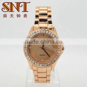Fashionable Watch Decorated by Crystals With Quartz Movement on Sale thumbnail-2