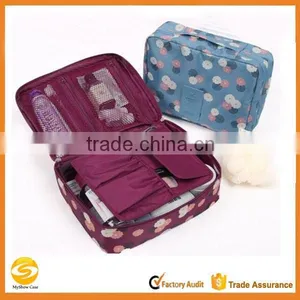 Printing Fabric Soft Travel Cosmetic Bag Case,women Travel Organizer Makeup Bag,beauty Travel Carry Case,polyester Travel Cube thumbnail-1