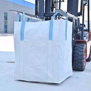 TOP INPUT SPOUT, BOTTOM SPOUT BULK BAG POLYPROPYLENE WOVEN BIG BAG thumbnail-3