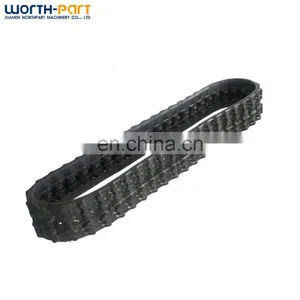 Mini Excavator Rubber Crawler Track 300X109X41 Robot Rubber Track System thumbnail-3