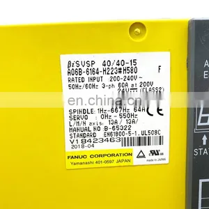 Best Quality Fanuc Servo Spindle Amplifier Module A06B-6164-H223#H580 thumbnail-3