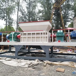 Waste Tire Shredder / Rubber Crusher / Old Tire Recycling Machine With CE thumbnail-3