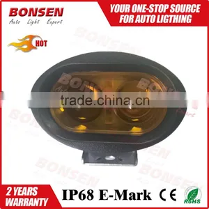 Warehouse 20w 10w 9v-30v Oval LED Forklift Light Working Driving Warning Safety Light Waterproof Crees White/yellow/blue thumbnail-4