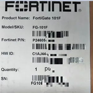 Fortinet FortGate-100F Enterprise Hardware Flying Tower Firewall FG-100F /FG-101F thumbnail-1