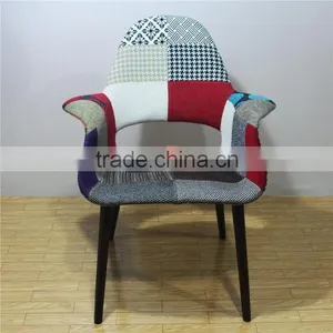 Replica Wholesale Beech Wooden Frame PP Seat Fabric Charles Organic Chair thumbnail-1