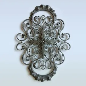 Wrought Iron Roses Luxury Decorative Steel for Metal Stair thumbnail-4