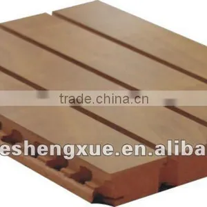3d Mdf Grooved Wooden Auditorium Cheap Diffuser Acoustic Panel thumbnail-2