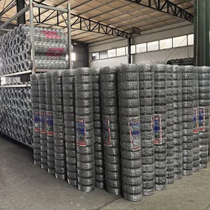 Galvanization Steel Wire Mesh High-tensile Fixed Knot Wire Fence for Animal Containment and Security thumbnail-4