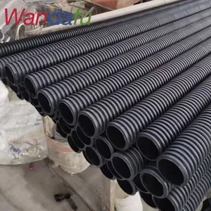 Wandafu Corrugated Perforated Permeable Pipe Flexible Permeable Pipe Cloth Wrapped Pipe HDPE Agricultural Drainage and Irrigation Special thumbnail-3