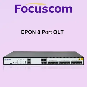 EPON OLT 8 Port Pizza Box, Layer 3 Managed 1U Rackmount OLT With 4*10G SFP+ Uplink for Carrier-Grade FTTx GEPON OLT EP5800-08 thumbnail-1