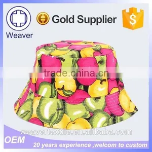 Wholesale Custom Printed Bucket Hats Print Pattern Paisley Bucket Hat in Russian thumbnail-1
