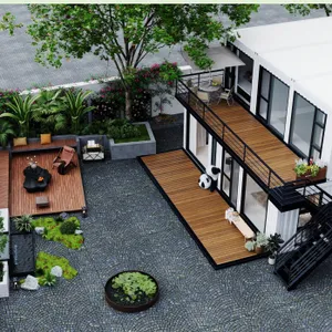 Custom Container House、Flat Pack Modular Container Home、Modular Tiny Container Villa thumbnail-2