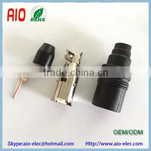 4 Piece Design Crimp Type F Quick Male Plug End Connectors for TV Antenna thumbnail-2