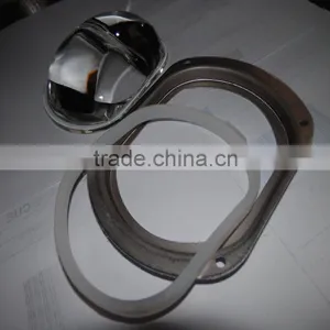 100W Oval LED Borosilicate Glass Lens With Street Light 120x60 Degree thumbnail-3