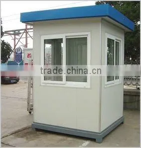 High Quality Factory Price Movable Portable Outdoor House Stainless Steel Guard Security Prefab Sentry Box thumbnail-4