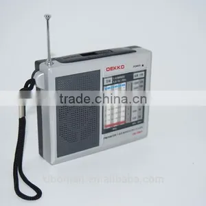 8 Bands Receiver Worldwide Frequency Cheap Multi-functional am fm sw Portable Radio thumbnail-1