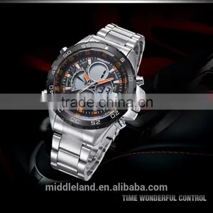 2015 Youngs Wristwatch / White Youngs Watch / Simple Youngs Watch Dial and Stainless Steel Band MIDDLELAND Watch Manufacturer thumbnail-1