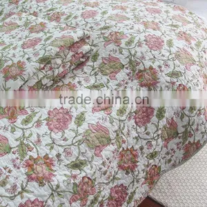 Victoria Flora Quilt ,100% Cotton thumbnail-4