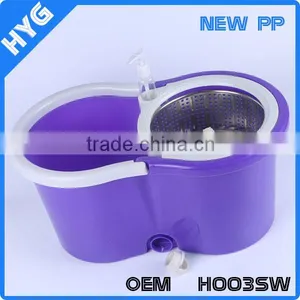 360 Floor Clean Spin Mop With Stainless Steel Basket thumbnail-2