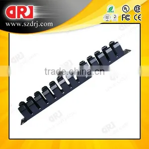12 Ports Mental Cable Management Bar thumbnail-1